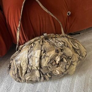 Jessica Simpson snake print purse boho hippie indie glam party festivals